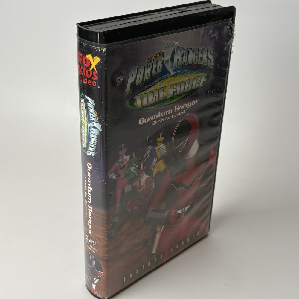 Power Rangers Time Force Quantum Ranger Clash For Control VHS Tested Working - Picture 4 of 5